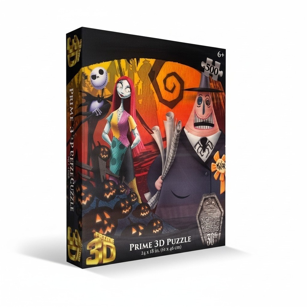 Disney Nightmare Before Christmas 30th Anniversary Prime 3D Puzzle 500pc 24x18in
